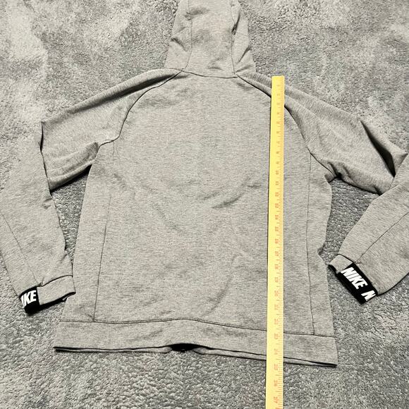 Nike Advance Full Zip Hoodie Jacket Mens Medium Pockets Fleece Gray 861742 Tech - Picture 6 of 9